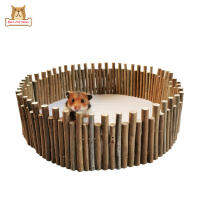 BP【ready Stock】Hamster รั้วไม้ Wood Ladder Bridge Toy Hideout Pet Tooth Cleaning Molar Toys Pet AccessoriesCOD【cod】