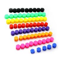 【CW】 20Pcs Car 17mm Caps Protection Covers Silica Gel Anti-Rust Hub Screw Cover Tyre