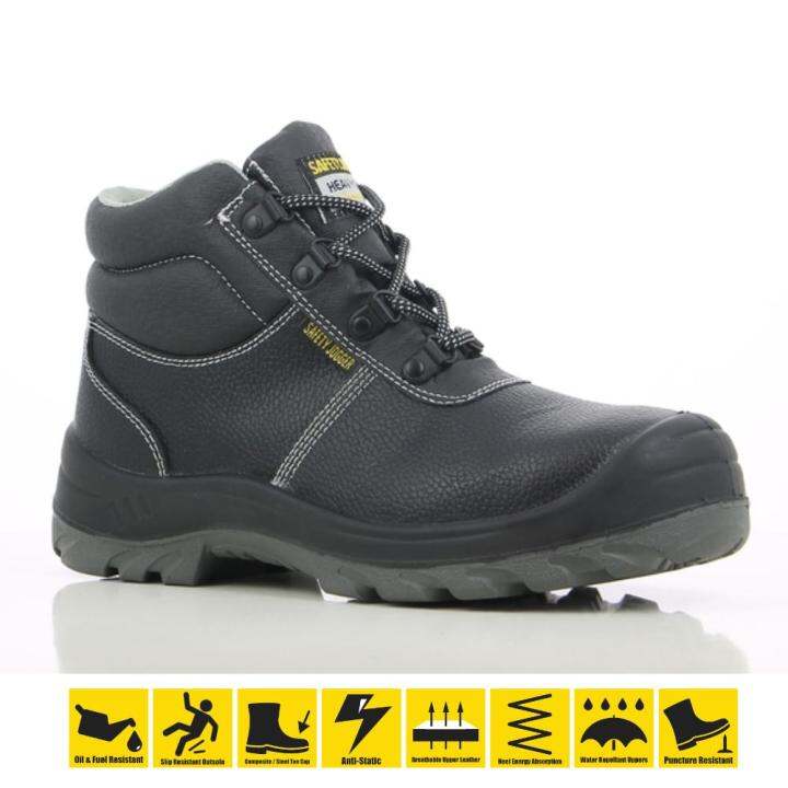 Safety Jogger Bestboy S3 High Cut Safety Shoes Steel Toe Oil Resistant