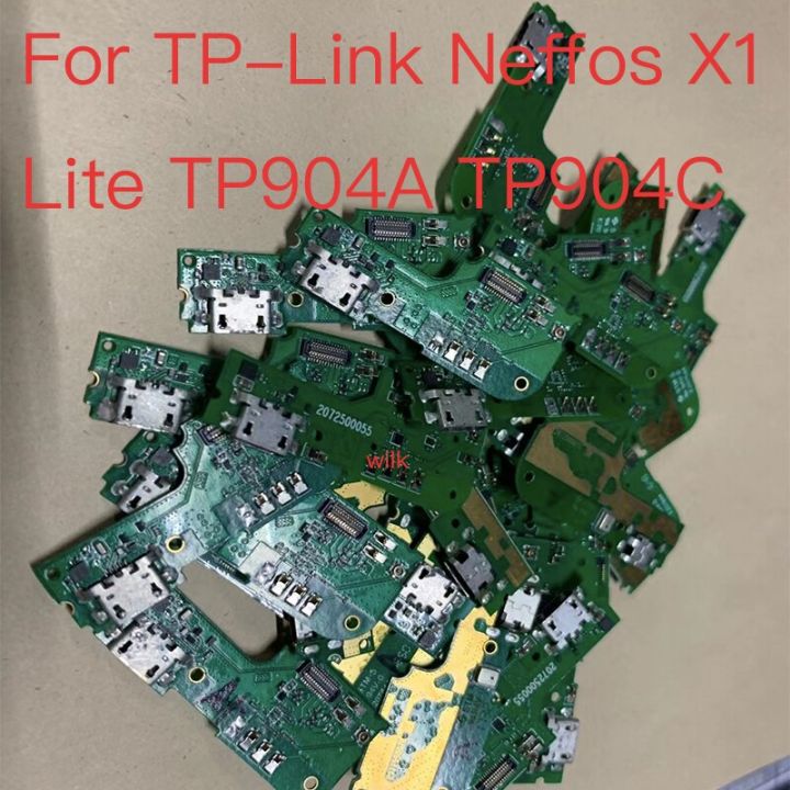ชิ้นส่วนบอร์ดเชื่อมต่อชาร์จพอร์ต1ชิ้นสายเคเบิลยืดหยุ่นกับไมค์ไมโครโฟนสำหรับ Tp-Link Neffos X1 Lite Tp904a Tp904c
