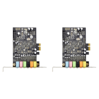 2X PCIe 7.1CH Sound Card Stereo Surround Sound PCI-E Built-in 7.1 Channel Audio Audio System CM8828