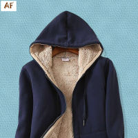 AF คาร์ดิแกนเสื้อกันหนาวมีฮู้ดแขนยาว Hoodie สำหรับผู้หญิง,คาร์ดิแกนลำลองสำหรับช้อปปิ้งประจำวันแจ็คเก็ตฤดูหนาว