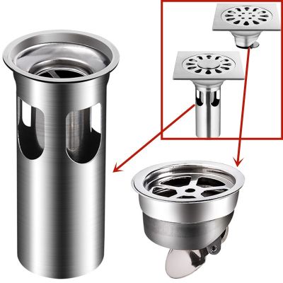 Stainless Steel Deodorant Floor Drain Stopper Anti Insect Cockroach Odor Kitchen Sewer Dredge Hair Stopper Bathroom Accessories  by Hs2023