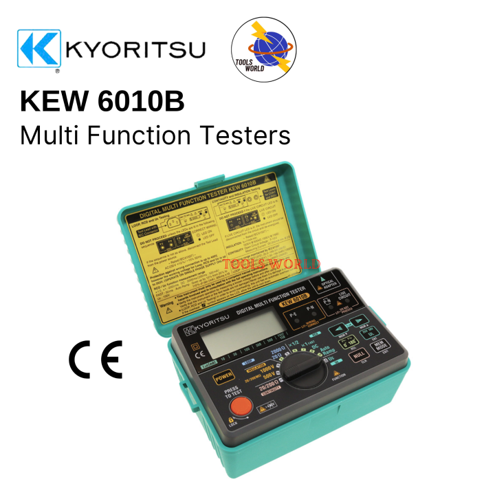 Kyoritsu KEW 6010B Multi Function Testers Original 1 Year Warranty