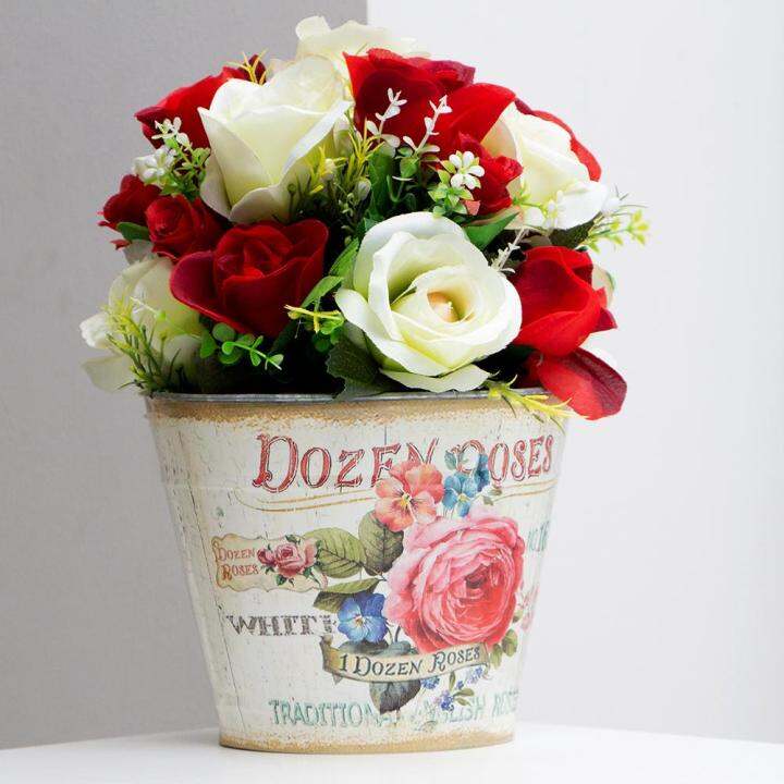 u-ro-decor-รุ่น-dozen-rose-s-กระถางดอกไม้-สีครีม-ยูโรเดคคอร์-กระถาง-แต่งบ้าน-ใส่ของ