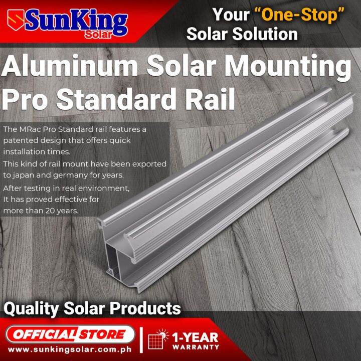 【READY STOCK】 2.4 2.1 Meters Aluminum Solar Mounting Pro Standard ...