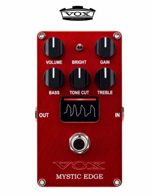 Vox  Mystic Edge เอฟเฟคกีตาร์ เสียงแตก Distortion ให้โทนเสียงเสมือนแอมป์ Vox รุ่น AC30 มีสวิตช์เลือกได้ 3 โหมด + แถมฟรีถ่าน 9V