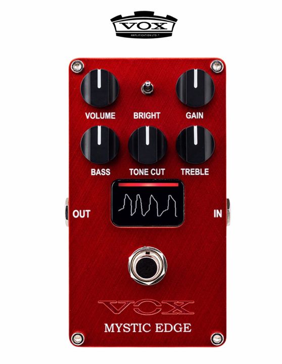 vox-mystic-edge-เอฟเฟคกีตาร์-เสียงแตก-distortion-ให้โทนเสียงเสมือนแอมป์-vox-รุ่น-ac30-มีสวิตช์เลือกได้-3-โหมด-แถมฟรีถ่าน-9v