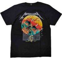 Hot sale Metallica Band Thin Lizzy band graphic Mens 100% Cotton Round Neck Short Sleeve T-Shirt  Adult clothes