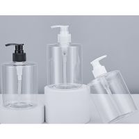 【CW】 500ml Hand Sanitizer Gel Transparent Bottle Press Shampoo Plastic
