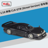 Maisto 1:18 Mercedes-Benz CLK-GTR Street Bike Simulation Alloy Car Model Toy Gift Decoration