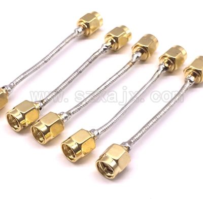 1 Pieces RF Connector SMA to SMA Cable SMA male to SMA male plug Semi-rigid RG-405 Coax Pigtail cable Electrical Connectors