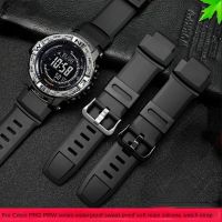 Dust-Free Watchband for Casio PRG-270 250 500 PRW-2500 3500 5100 Male Resin Silicone Watch Strap