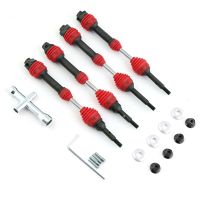 Transmission Shaft Replacement Accessories for TRAXXAS Hoss/Rustler/Slash/Stampede 4X4 2Wd 6851R 6852R,Red