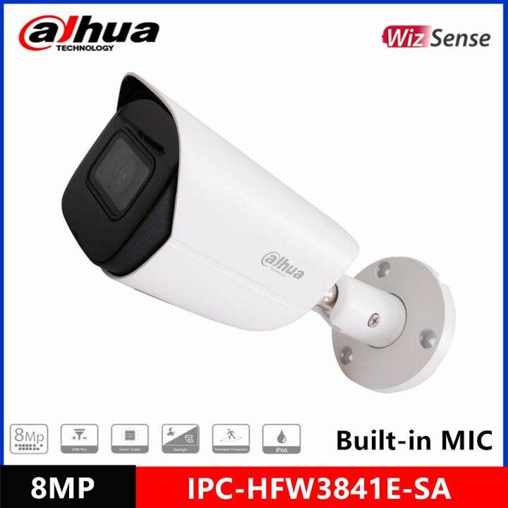 Dahua 4K 8MP POE กล้อง Starlight IP IPC-HFW3841E-SA Ir30m H.265 IP67 ...
