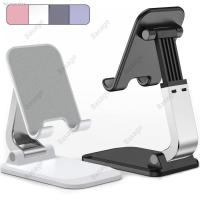 ♈✖♧ Cell Phone Stand for Desk Foldable Phone Holder Height Angle Adjustable Compatible with Samsung Kindle iPhone ipad xiaomi