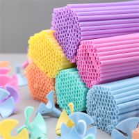 ✽ 10-50pcs 32cm Latex Balloon Sticks Multicolor Plastic Balloon Holder Cups for Wedding Birthday Party Decoration Accessories