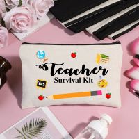 【CC】❡❡◇  Teachers Day Students Canvas Teachers Print Stationery Storage Office School Supplies