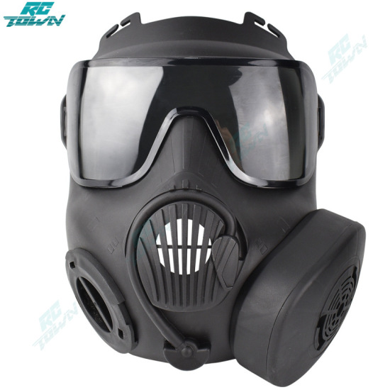 Rctown mặt nạ phòng độc an toàn chiến thuật mặt nạ bảo vệ m50 quạt đơn bao - ảnh sản phẩm 1