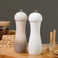 Ceramic Pepper Grinder Spice Bottle Adjustable Manual Salt Pepper Herbs Spice Mill Shakers for Home Kitchen BBQ Cooking Tools