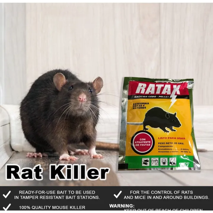 TAC Rat Pest Poison Killer Bait Pest Control | Lazada PH