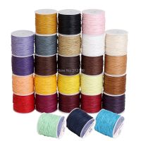 50 Colors 100yards Waxed Cotton Cord 1mm Thread String Rope Spool Wire Fit Beading Craft DIY Bracelet Necklaces Jewelry Findings