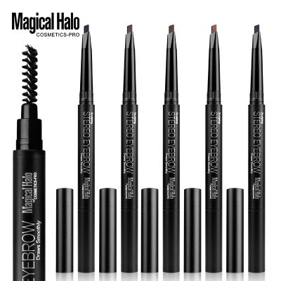 Eyebrow Pencil Pen Brush Natural Tint Waterproof Long Wear Easy To Wear Eye Brow Enhancers Beauty Korean Makeup Cosmetic TSLM