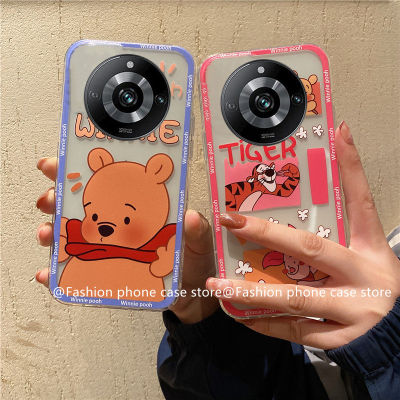 เคส Realme 11 Pro + Plus 5G Phone Case เคสซิลิโคนนิ่มราคาไม่แพงลายการ์ตูนหมีสีชมพูน่ารักอินเทรนด์2023