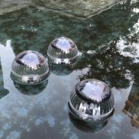 ✁❀✻ Outdoor Floating Underwater Ball Lamp Waterproof Solar Powered Color Changing Swimming Pool Party Night Light For Pond Garden