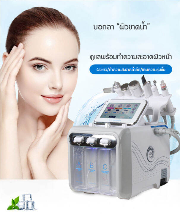 เครื่องฟื้นฟูผิวมัลติฟังก์ชั่น-6-in-1-เลือกใช้ได้ตามที่ต้องการ-เครื่องเติมออกซิเจนให้ใบหน้า-เครื่องเติมออกซิเจนให้แก่ผิว