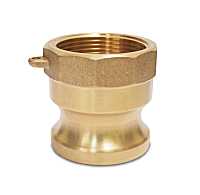 Brass Camlock Part A - NPT 1.1/4-inch ข้อต่อสวมเร็วทองเหลือง