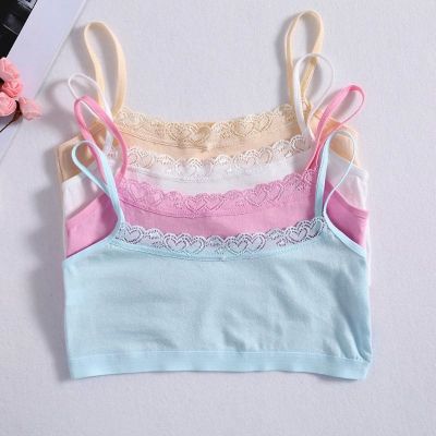 ✌ Teenager Cotton Student Kids Children Training Bras Wrapped Chest