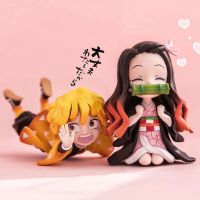 อะนิเมะ Kamado Tanjirou Kamado Nezuko รูป Demon Slayer Kawaii อุปกรณ์เสริมตกแต่งห้องอะนิเมะสาวเครื่องประดับโต๊ะการตกแต่งบ้าน