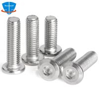 50pcs M2 M3 M4 M5 M6 M8 M10 M12 304 Stainless Steel Hypotenuse Flat Head Hexagon Socket Furniture Screws Allen Button Head Bolts