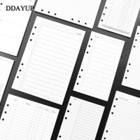 【small stationery】  】สมุดแผนสิ่งที่ต้องทำ A5 A6เติมสมุดบันทึกหลวมในหน้ากระดาษด้านในไดอารี่รายสัปดาห์สมุดวางแผนรายเดือนกระดาษด้านใน