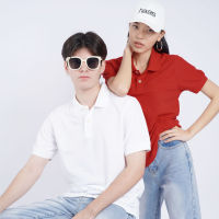 haas เสื้อโปโล unisex ผู้ชาย ผู้หญิง รุ่น Basic " ไม่ปักโลโก้ " รหัส SFSQ2168