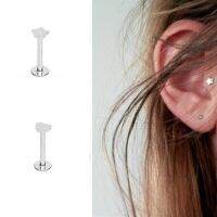 【LZ】❈✌  Aço cirúrgico Coração Estrela Body Piercing Jóias Lip Bar Labret Anel Hélice Cartilagem Tragus Stud Daith Ear Studs 16g