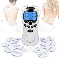 [Low Price High Quality] 8 Pads with Digital Therapy Machine Tens Massager Electronic Pulse Massager Body Shaper Slimming Electronic Massager Tens Acu