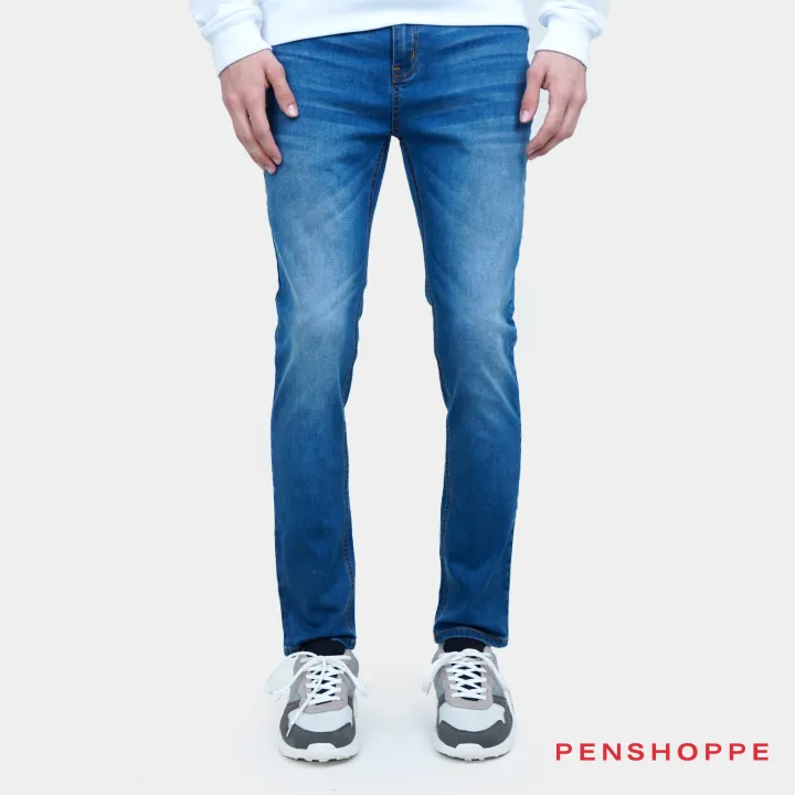 Penshoppe Skinny Jeans For Men (Blue) | Lazada PH