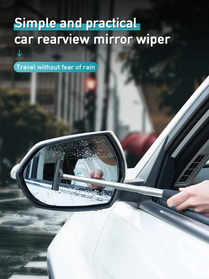  Car Rearview Mirror Wiper Retractable Wiper Long