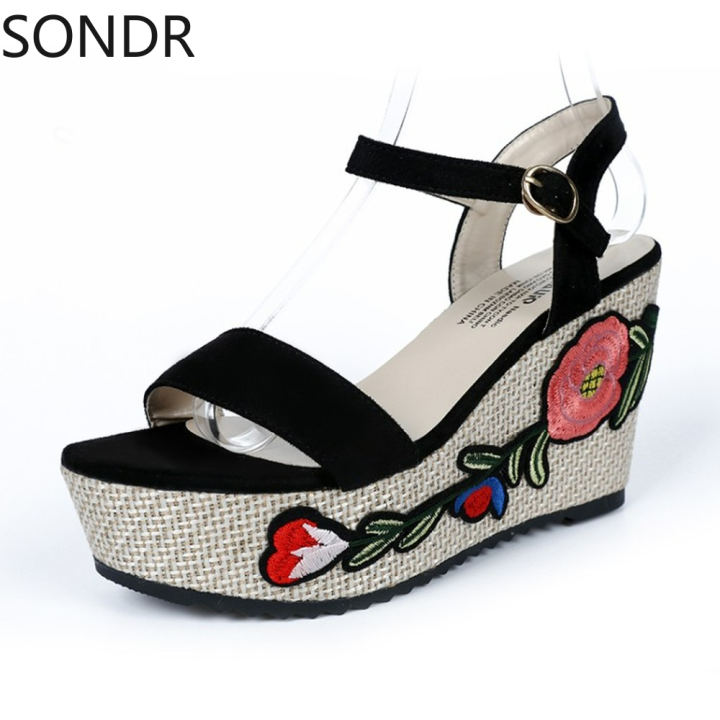 womens-platform-emboridery-floral-sandals-wedge-high-heel-slingbacks-shoes-summer-peep-toe-3colors-girls-new