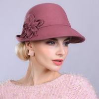 Woman Autumn And Winter Party Formal Hat England Fashion Elengant Irregular 100 Wool Felt Hats