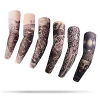 1 PCS Breathable 3D Tattoo UV Protection Arm Sleeve Arm Warmers Cycling Sun Protective Covers Quick Dry Summer Cooling Sleeves