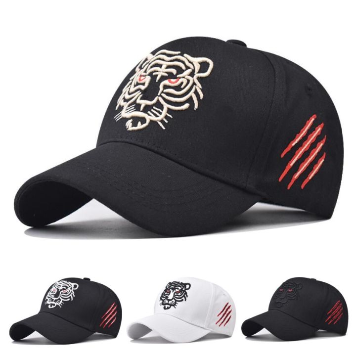 Fashion Tiger Cotton Baseball Cap Women Men Street Hip Hop Hats Sports  Outdoor Casual Sun Hat