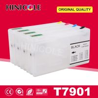 ตลับหมึกเครื่องพิมพ์5190dw 5110dw 4640Dtwf สำหรับ T7901 Epson ตลับหมึก Hinicole Refillable Workforce Pro Wf-4630dwf