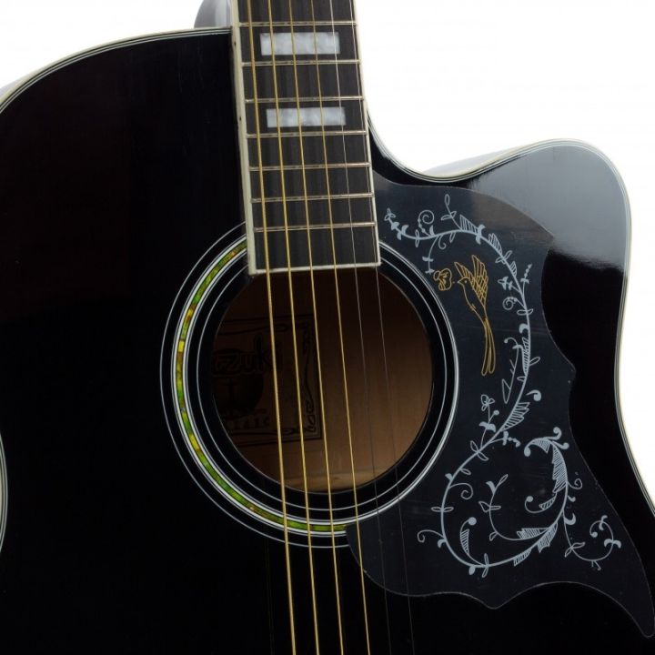kazuki-กีต้าร์โปร่ง-ชายเว้า-41-acoustic-guitar-41-cutaway-รุ่น-dlkz-41c