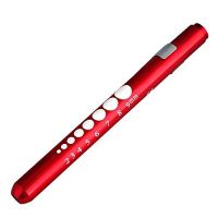 โปรโมชั่น ไฟฉายหมอ สีแดง แสงสีขาว Medical First Aid LED Pen Light Flashlight Torch Doctor Nurse ( Red ) ราคาถูก ไฟฉาย ไฟฉายLED ไฟฉายคาดหัว ไฟฉายแรงสูง