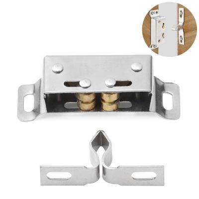 【hot】♈✓♤  2pcs Catch Stopper Cabinet for Cupboard Door With Screws Fittings Lock Buck
