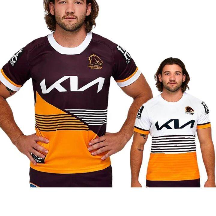 Latest jersey 2023 Brisbane Broncos Rugby Jersey Men 39;s Home Away Training Singlet Vest Shirt