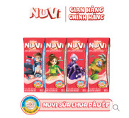 Thùng 48 Hộp NuVi Sữa Chua Uống Dâu Hộp 180ml